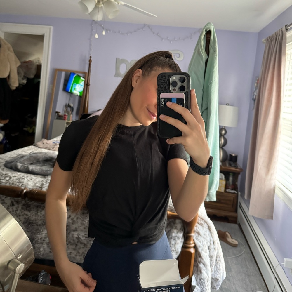 Zara Black Crop Top
